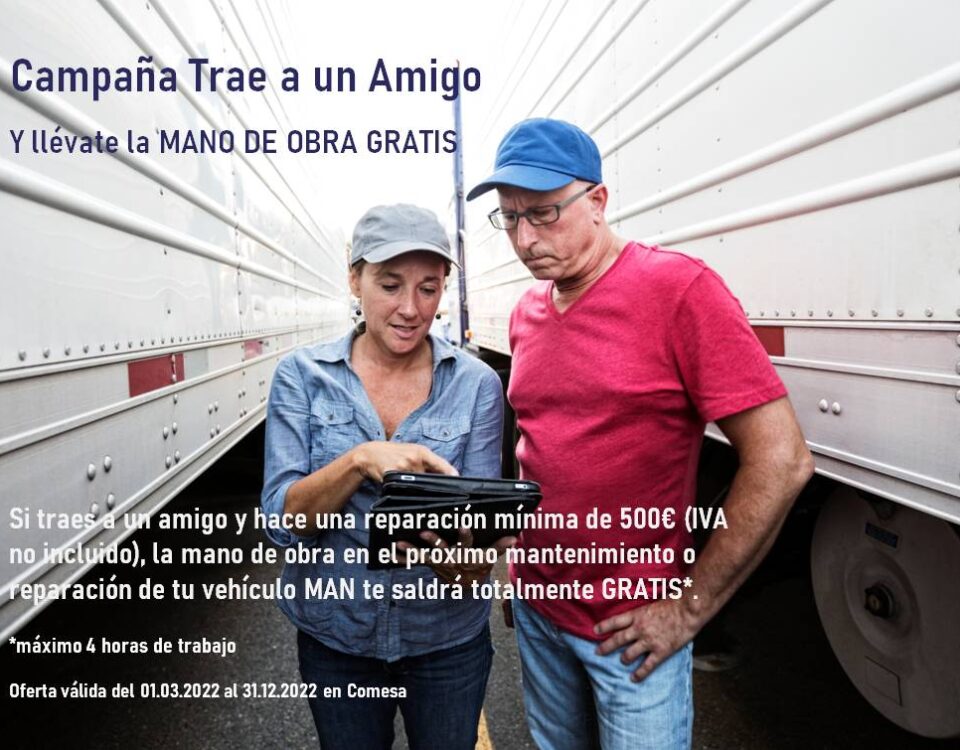Trae un amigo a taller comesa y llévate la mano de obra gratis