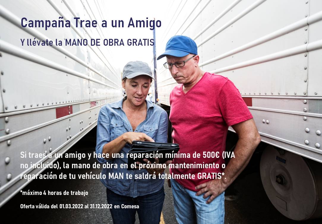 Trae un amigo a taller comesa y llévate la mano de obra gratis