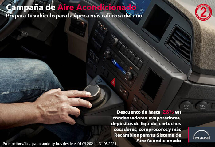 Aire acondicionado - Taller servicio oficial MAN en Puerto de Sagunto Valencia
