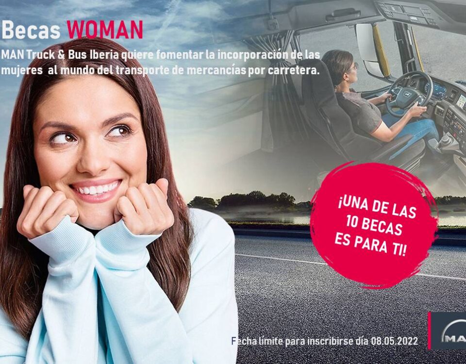 becas WoMAN para camioneras