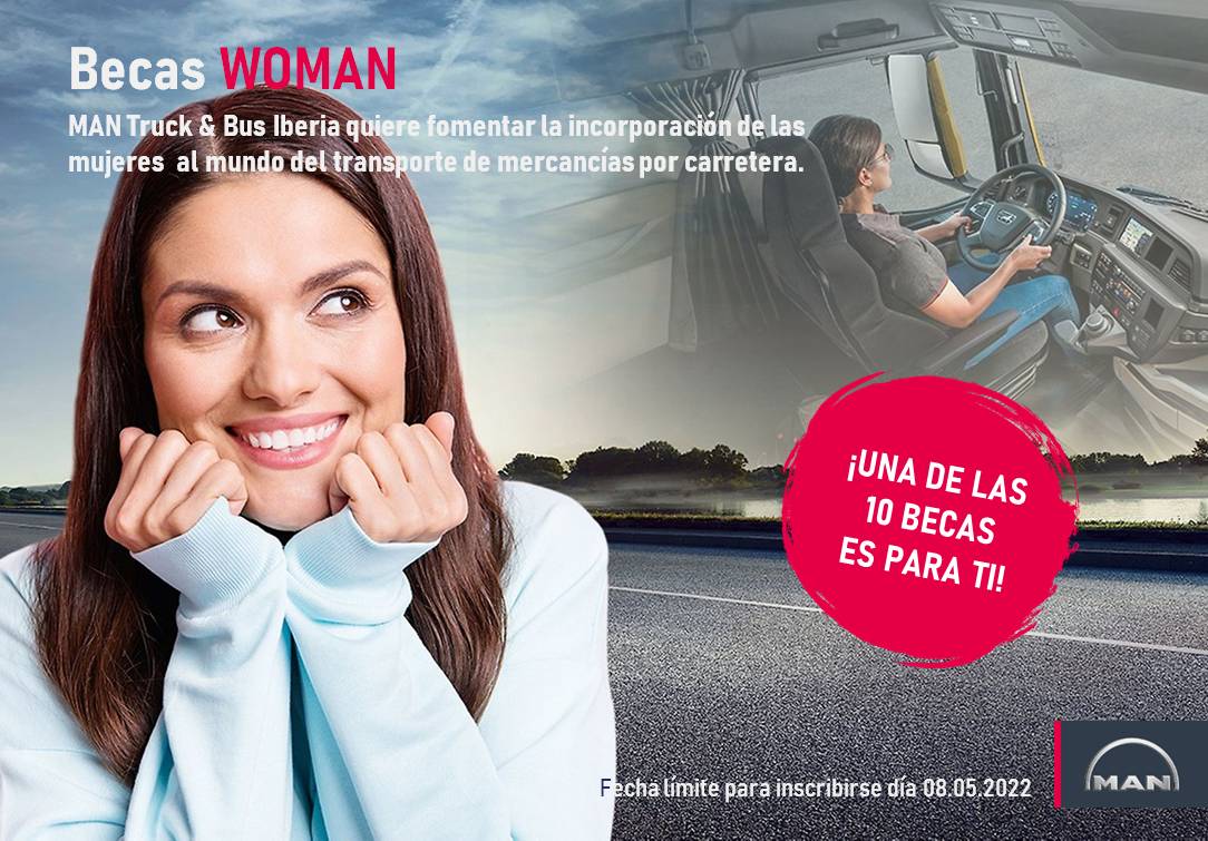 becas WoMAN para camioneras