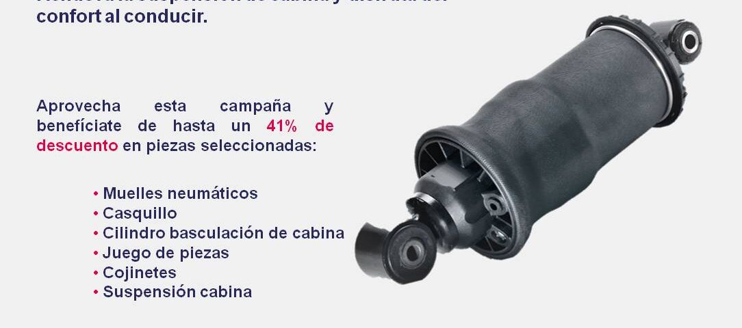 campaña suspensión de cabina taller camiones comesa MAN valencia