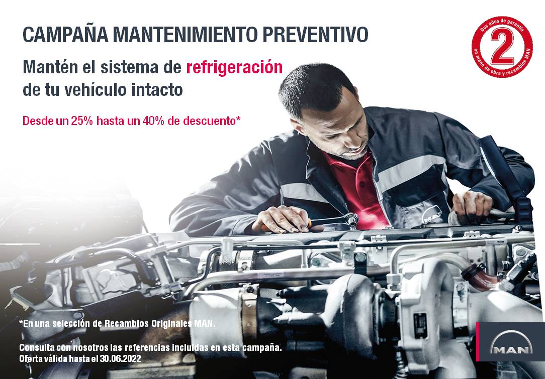 Mantenimiento preventivo de tu vehiculo MAN en tu taller MAN de Valencia Comesa