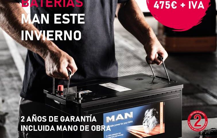 cambiar baterías MAN en comesa MAN Valencia
