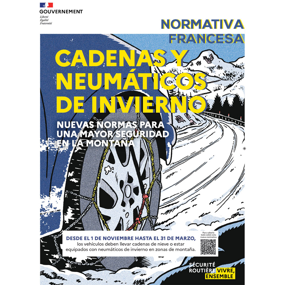 Equipamiento de invierno vehículos pesados en Francia