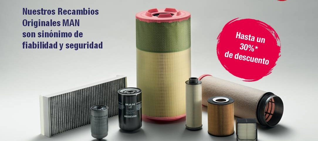 30% descuento en filtros originales MAN en Taller comesa de Puerto de Sagunto Valencia