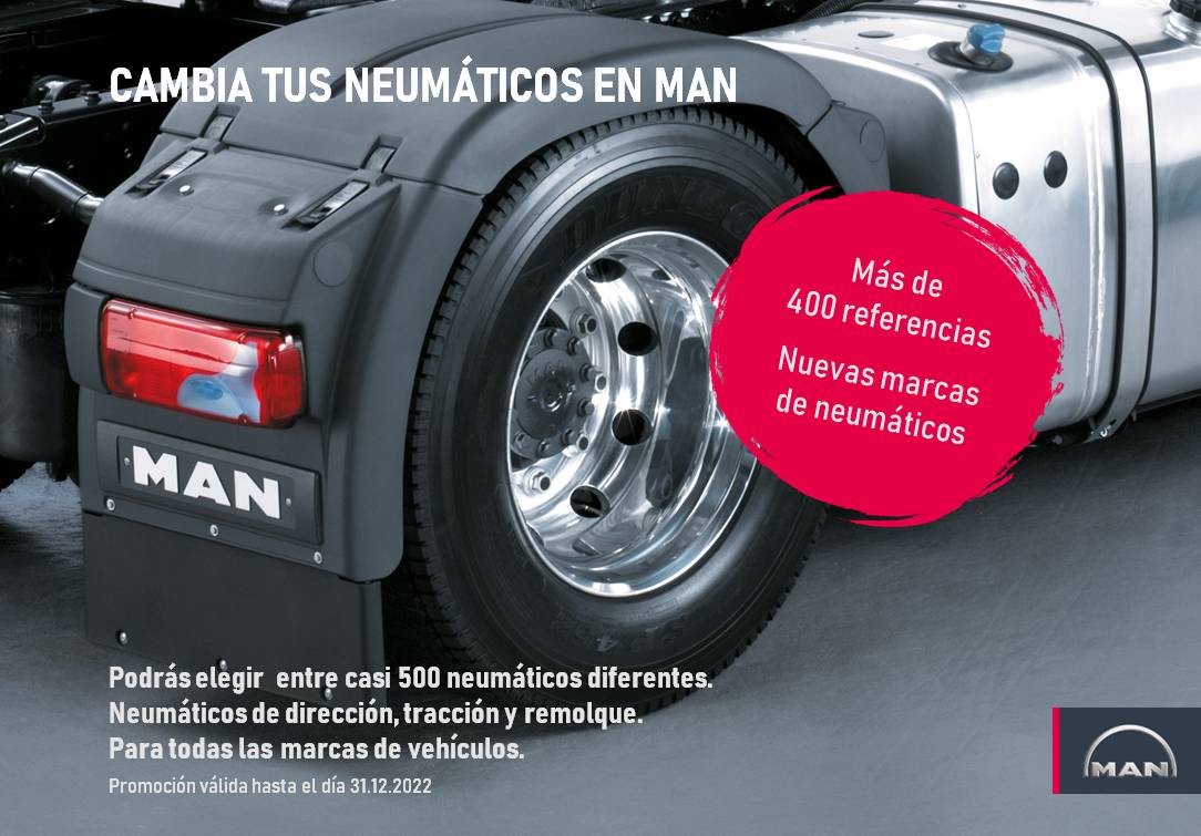 Sustitución neumáticos en tu taller servicio oficial MAN comesa en Puerto de Sagunto Valencia