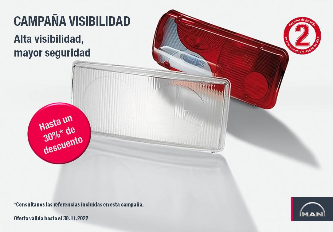 campaña mejorar visibilidad vehículo MAN taller comesa valencia